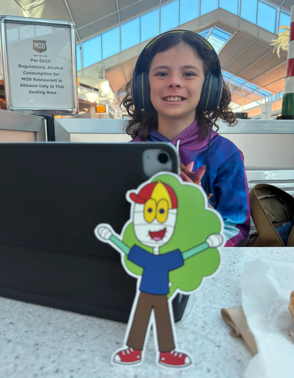 Martin visits Portland Airport