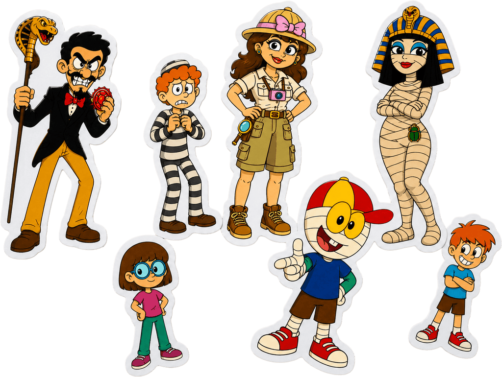 Martin the Fartin' Mummy Stickers