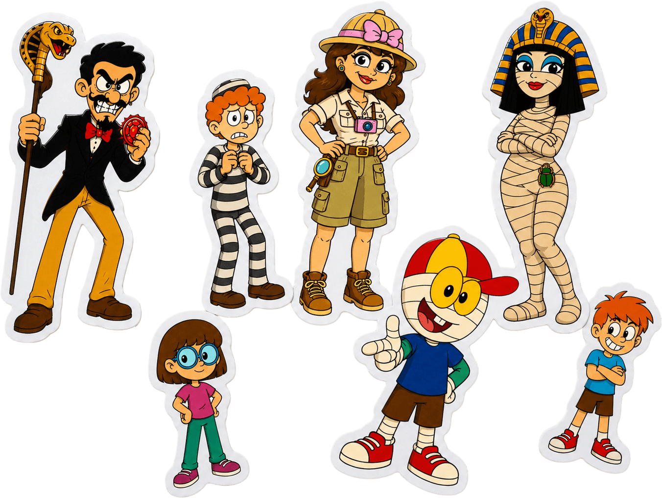 Martin the Fartin' Mummy Stickers