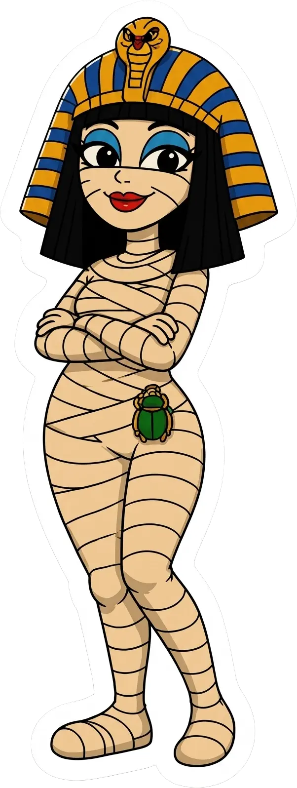 Martin the Fartin' Mummy Stickers
