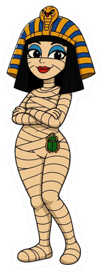 Martin the Fartin' Mummy Stickers