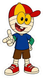 Martin the Fartin' Mummy Stickers