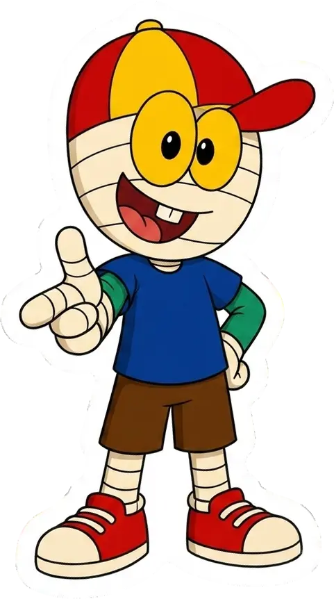 Martin the Fartin' Mummy Stickers